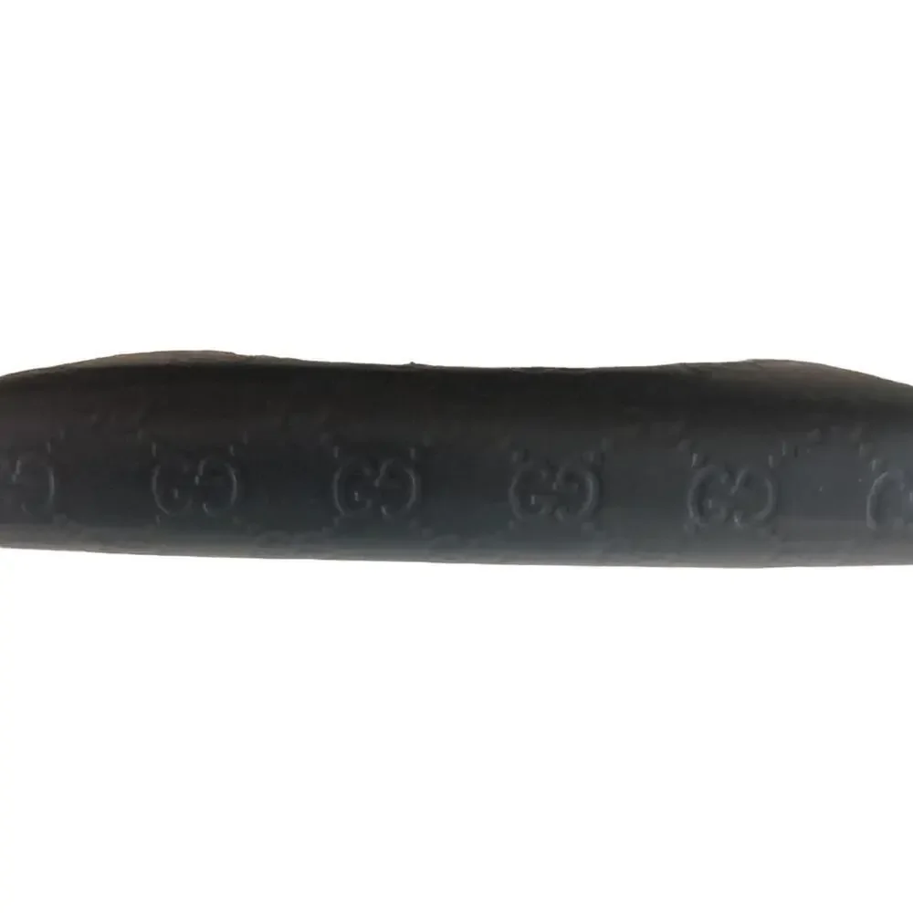 Gucci Black Guccissima Zip Around Long Wallet GG Signature leather - Picture 9 of 12